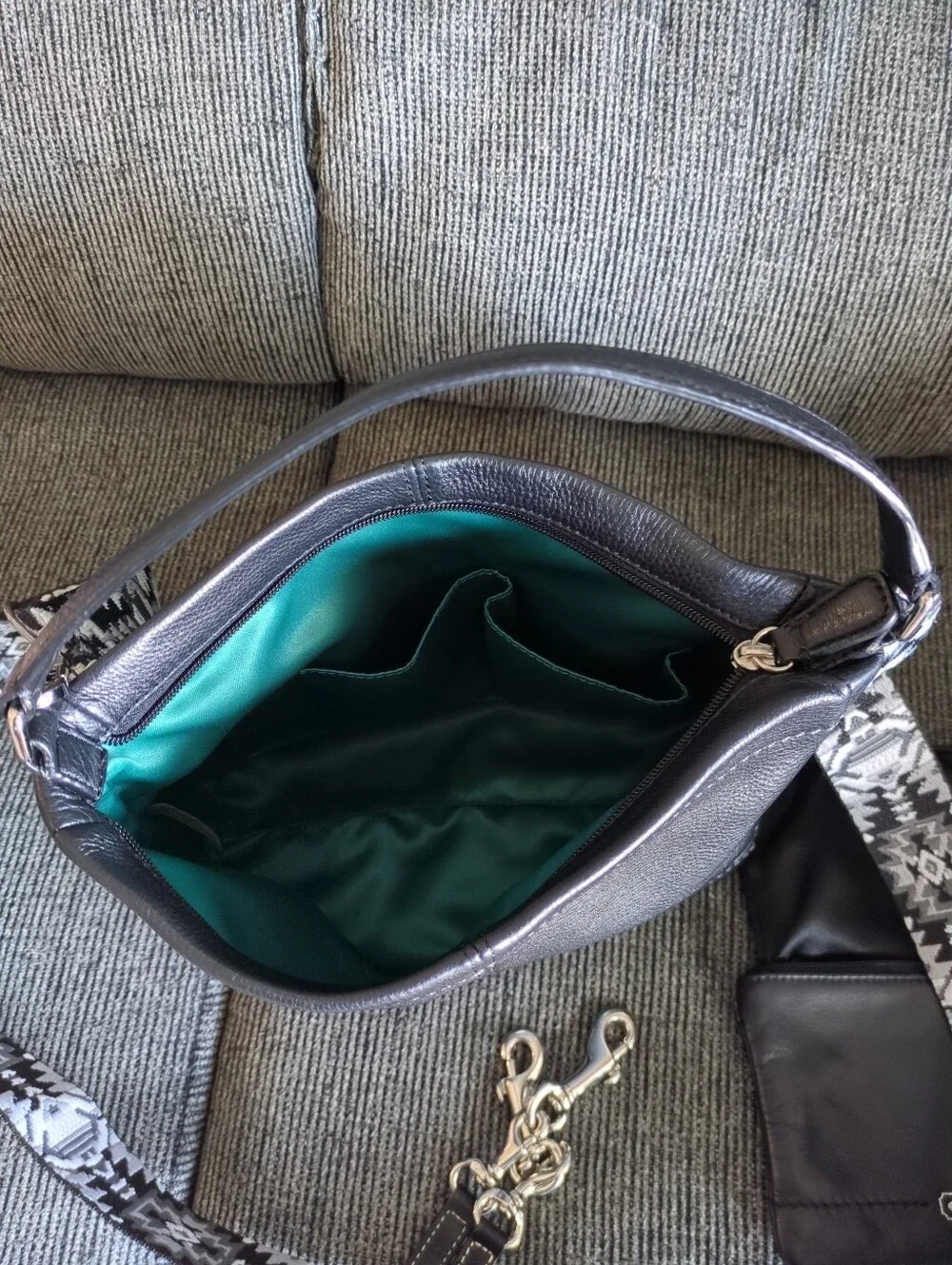 ❤️ EUC Coach F49160 Black Park Leather Mini Duffle Crossbody W/Extras